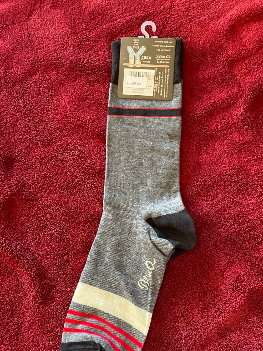Blue Q Men’s Crew “ Certified Pain in the A$$” size 7-12